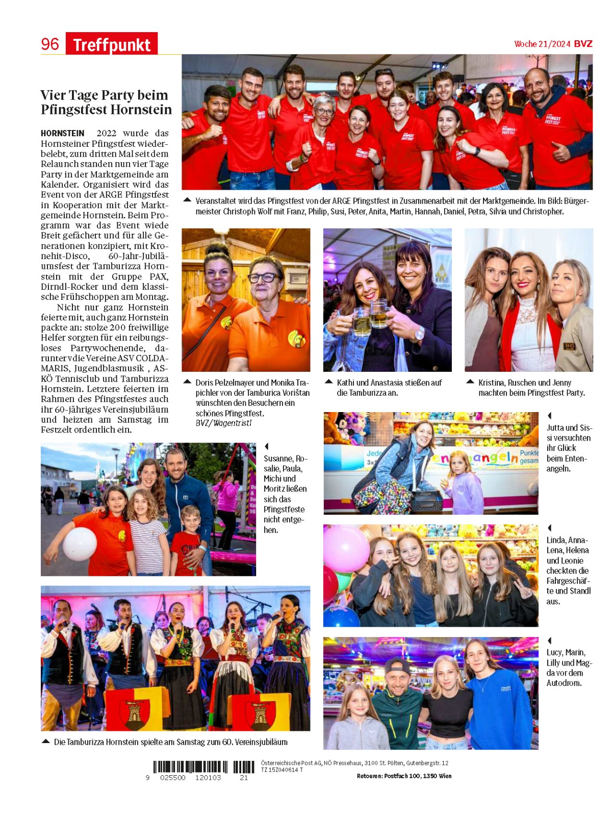 Pfingstfest Hornstein BVZ KW21